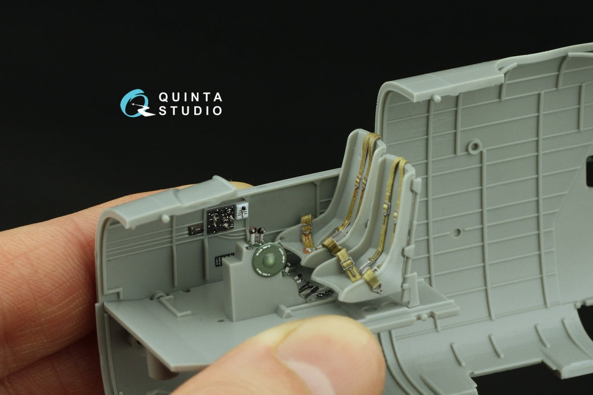 Quinta Studio QD48436 B-25J Mitchell Glass Nose 3D-Printed coloured Interior on decal paper (HK models) 1/48 – zdjęcie 10