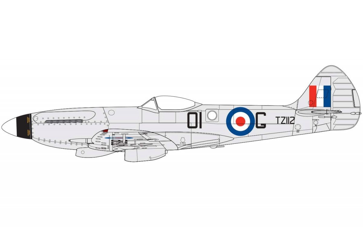 Airfix 05135 Supermarine Spitfire FR Mk.XIV 1/48 – imagen 5