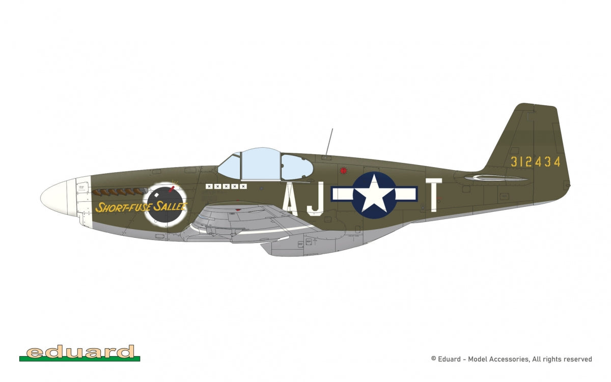 Eduard 82176 P-51B Mustang Malcolm Hood Canopy - The ProfiPACK Edition 1/48 – imagen 8