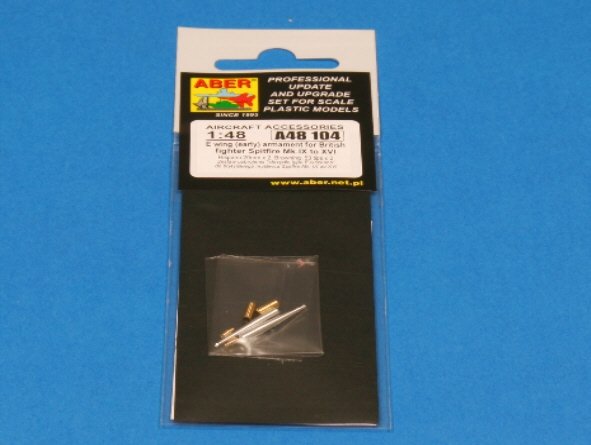 Aber A48 104 E wing (early) armament for British fighter Spitfire Mk.IX to XVI 1/48 – imagen 4