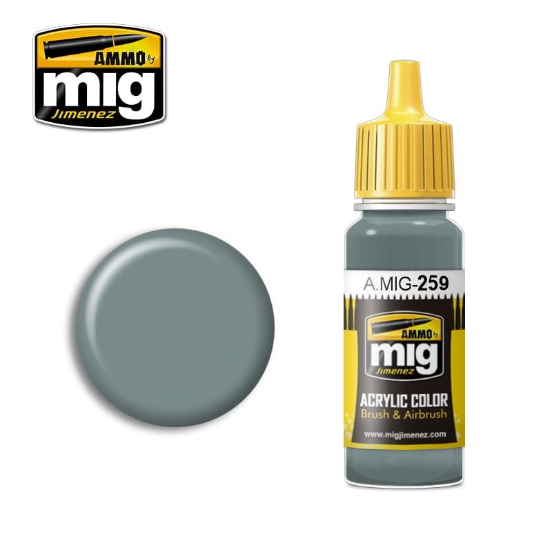 AMMO of Mig Jimenez 0259 - IJA Light Gray Green 17ml