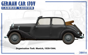 MiniArt 38016 GERMAN CAR 170V CABRIO SALOON 1/35 – imagen 7