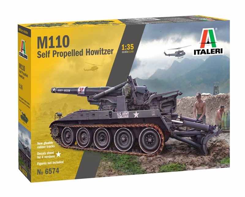 Italeri 6574 M110 Self Propelled Howitzer 1/35 – imagen 2