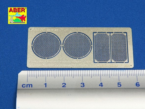 Aber 35G23 Grilles pour canon automoteur allemand Geschützwagen Tiger für 17cm Kanone 72 (1/35) – image 2