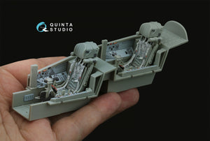 Intérieur imprimé en 3D et coloré du MiG-29UB (Trumpeter) de Quinta Studio QD32227, échelle 1/32 – image 13