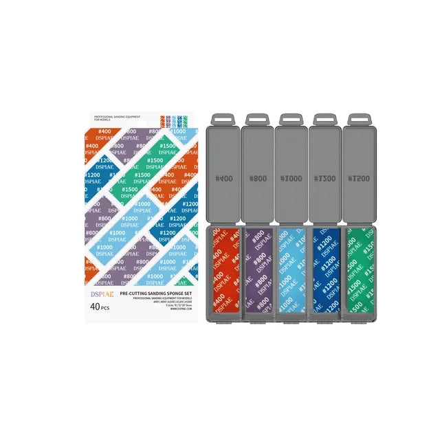 Ensemble d&amp;#39;éponges abrasives réutilisables DSPIAE DS3-S01
