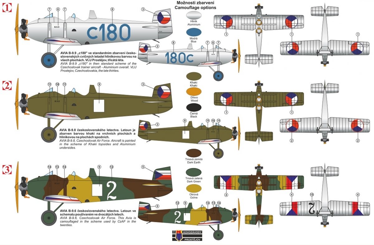 Kovozavody Prostejov KPM4818 Avia BH-9 „Boska“ 1/48 – imagen 2
