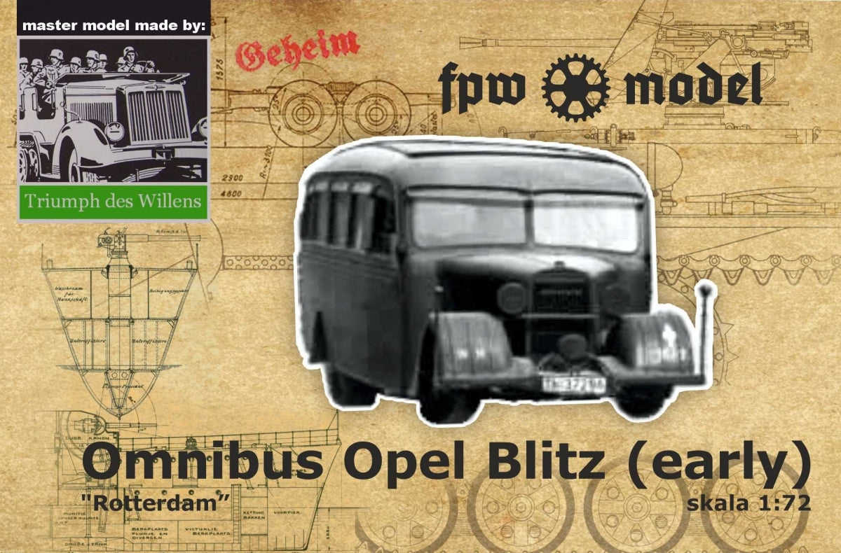 FPW Modèle TDW007 Triumph des Willens - Opel "Rotterdam" omnibus 1/72