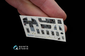 Quinta Studio QD48039 F-15C 3D-Printed &amp;amp; coloured Interior on decal paper (for GWH kit) 1/48 – imagen 8