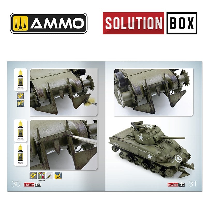 AMMO by Mig Jimenez 7728 SOLUTION BOX 22 – WWII USA ETO. Colors and Weathering System – imagen 9