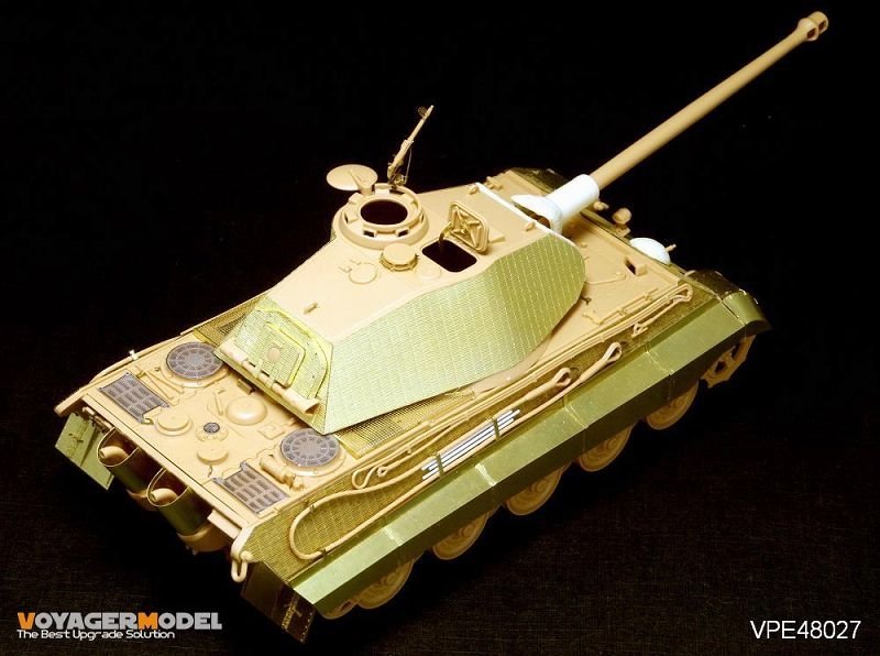 Voyager Model VPE48027 Photo Etched set for KING TIGER porsche (For TAMIYA32539) 1/48 – zdjęcie 2