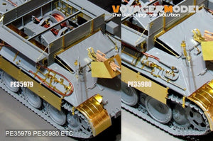 Voyager Model PE35979 WWII German Bergepanther Ausf.A (Early type,Panther A tool holders) Basic For TAKOM 2101 1/35 – imagen 16