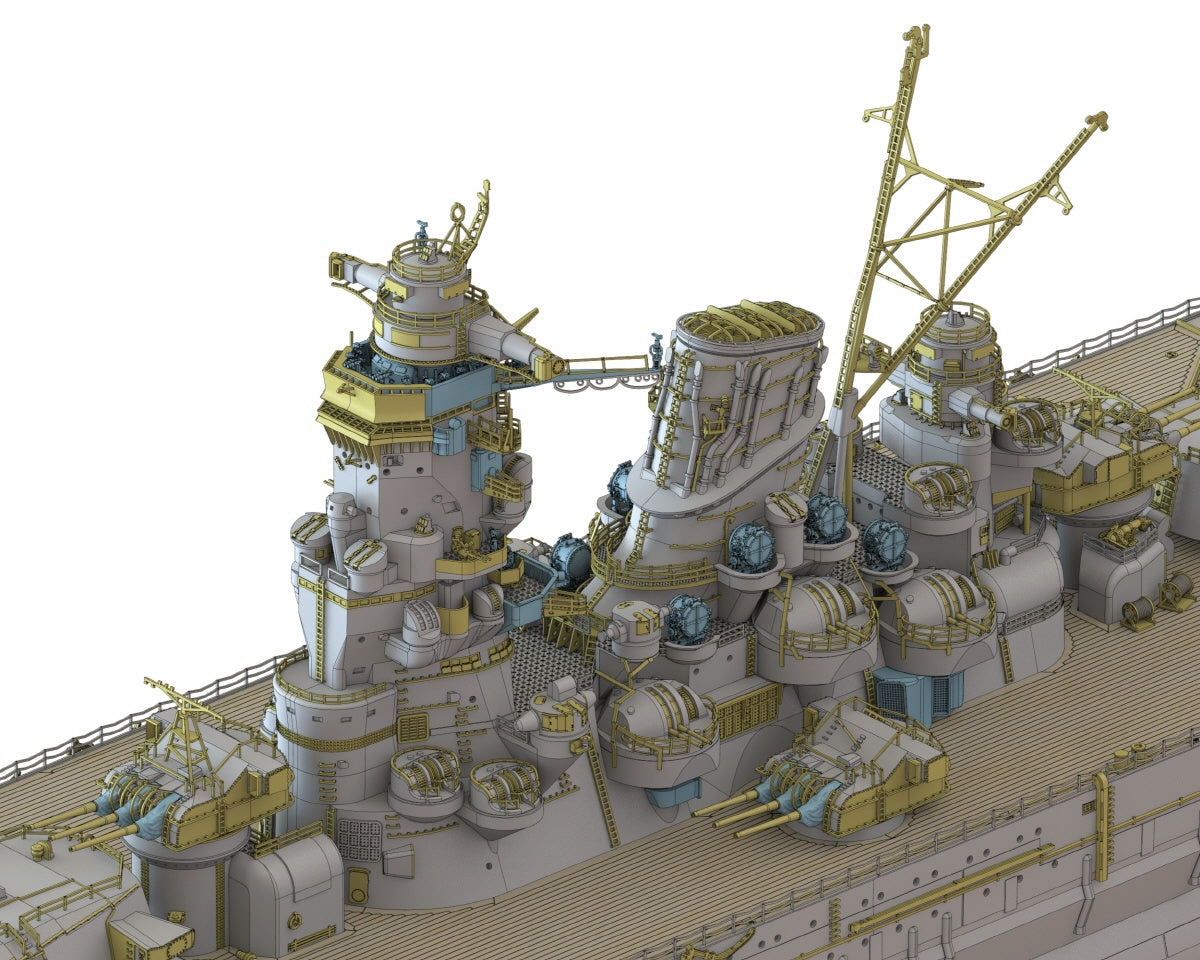 Pontos 70003R1 IJN Battleship Yamato 1941 1/700 – zdjęcie 14