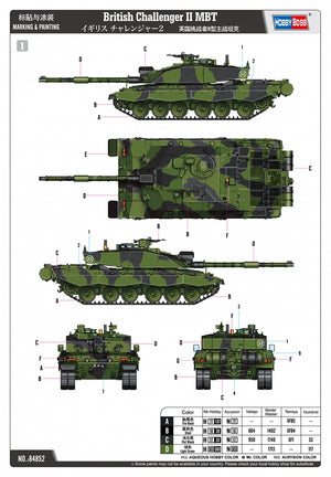 Hobby Boss 84852 Challenger II British MBT 1/48 – imagen 3
