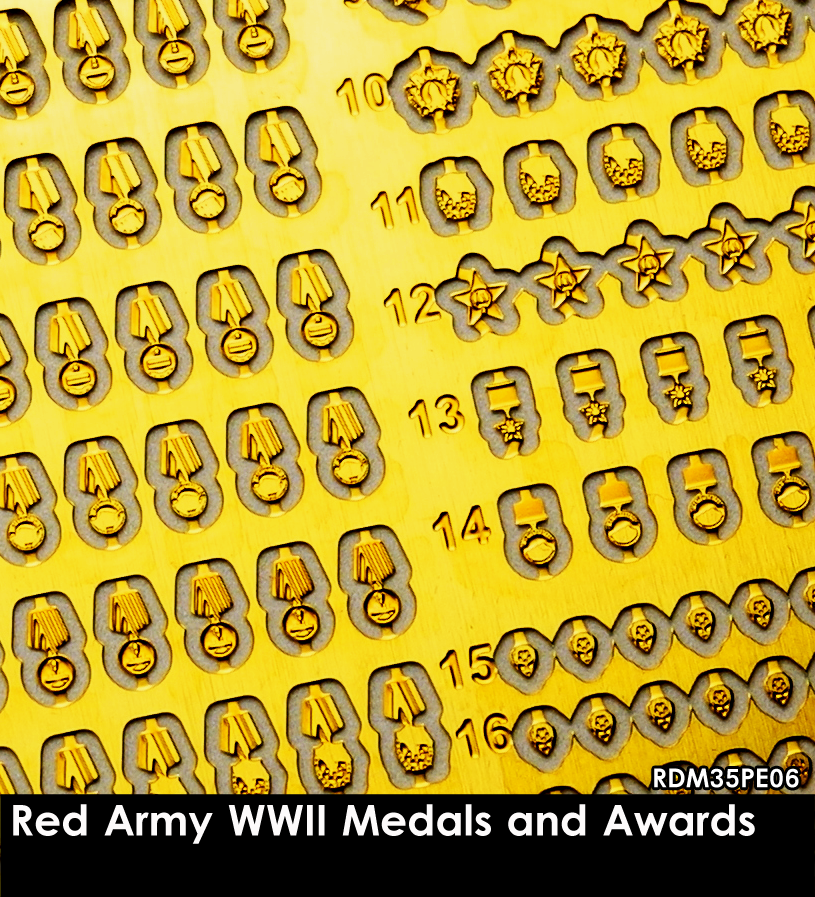 RADO Miniatures RDM35PE06 Red Army WW II Medals and Awards 1/35 – immagine 2