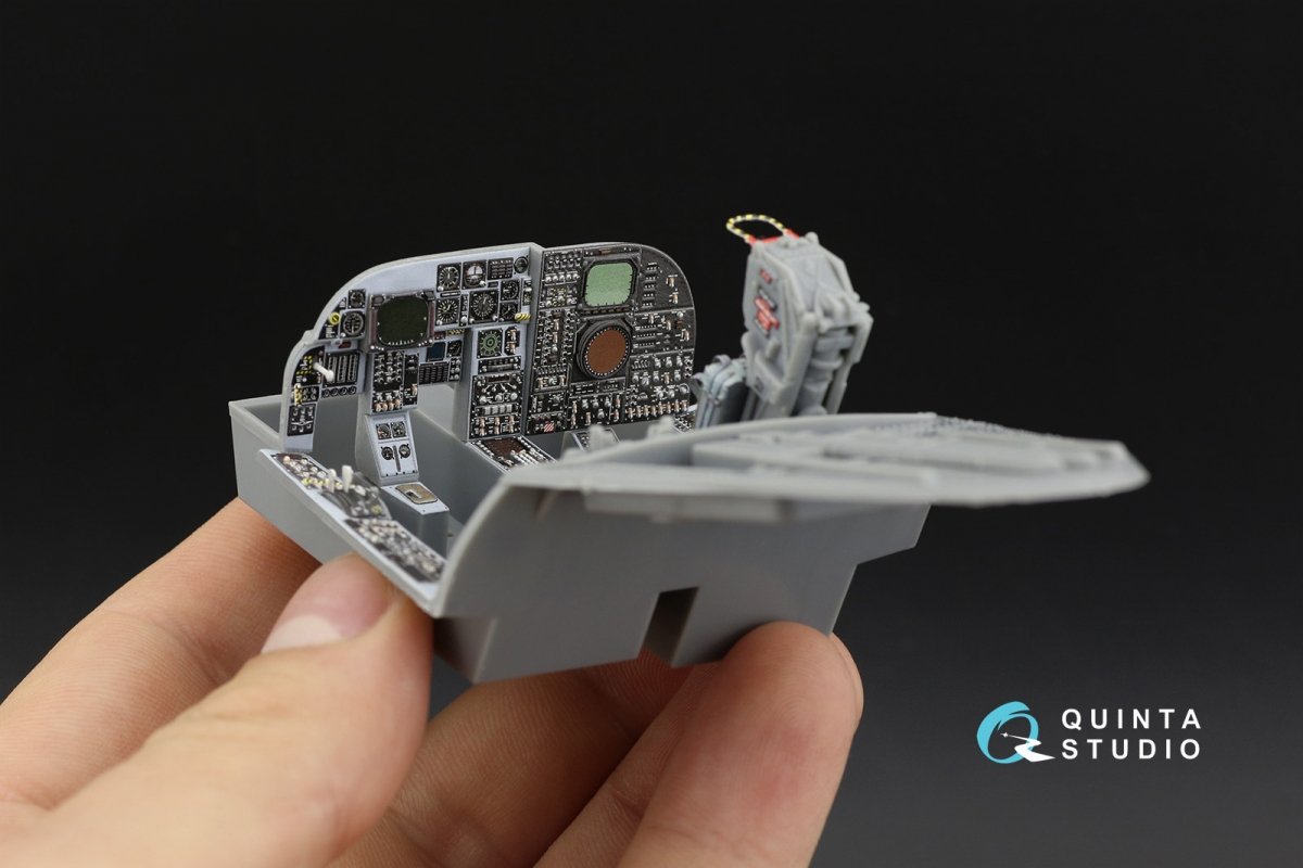 Quinta Studio QD32107 A-6E TRAM Intruder 3D-Printed &amp;amp; coloured Interior on decal paper (Trumpeter) 1/32 – imagen 8