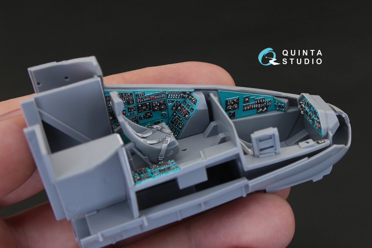 Quinta Studio QD48155 Mi-24P 3D-Printed &amp;amp; coloured Interior on decal paper (for Zvezda kit) 1/48 – imagen 8