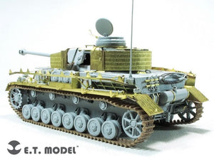 ET Model E35-290 WWII German Pz.Kpfw.IV Ausf.H w/Zimmerit Schurzen (Mid version) For DRAGON 1/35 – image 4
