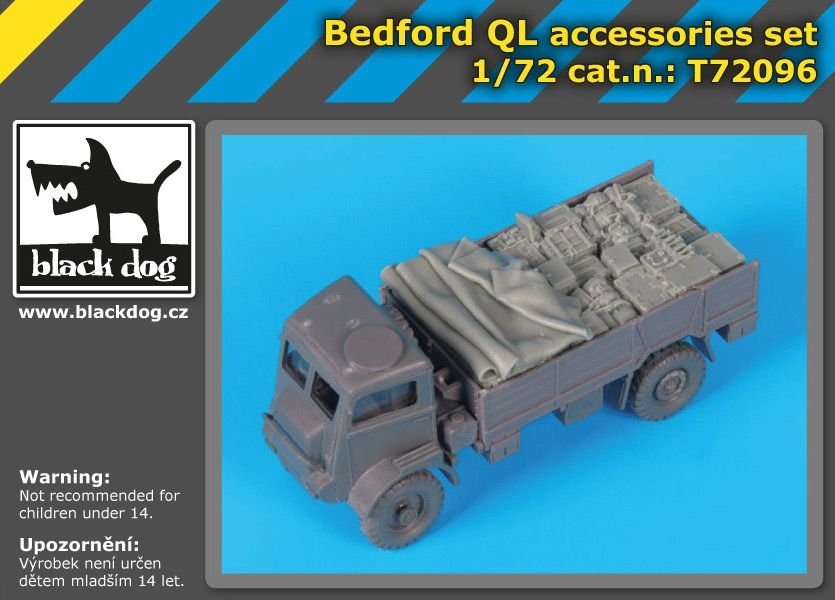 Black Dog T72096 Bedford QL accessories set for IBG Models 1/72 – imagen 2