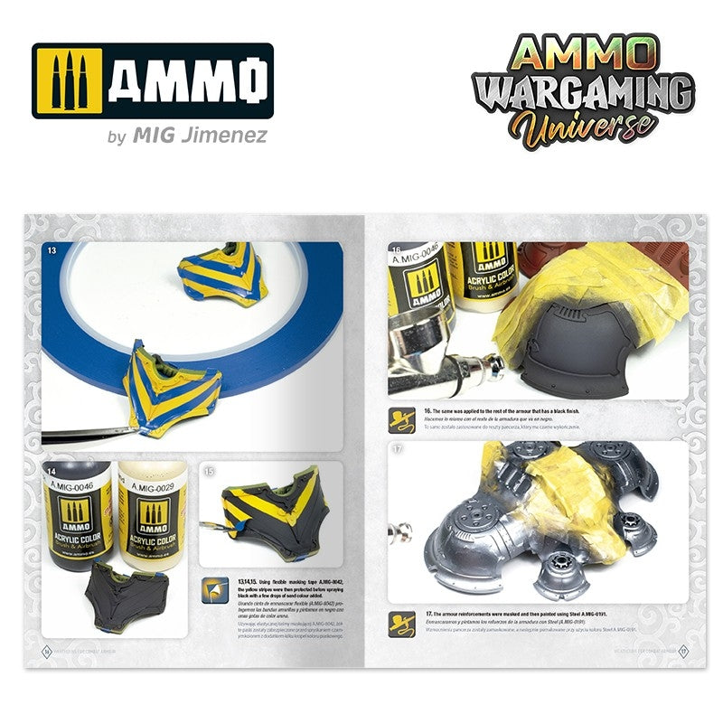 Ammo of Mig 6922 AMMO WARGAMING UNIVERSE Book 03 - Weathering Combat Armour (English, Castellano, Polski) – immagine 2