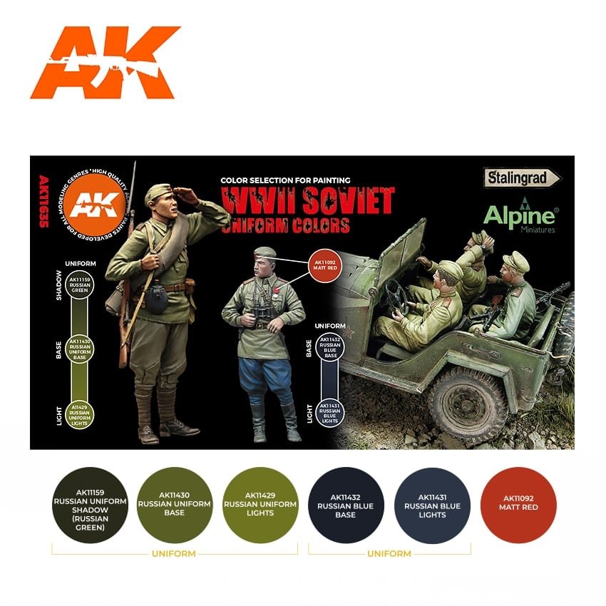 AK Interactive AK11635 WWII SOVIET UNIFORM COLORS – imagen 2