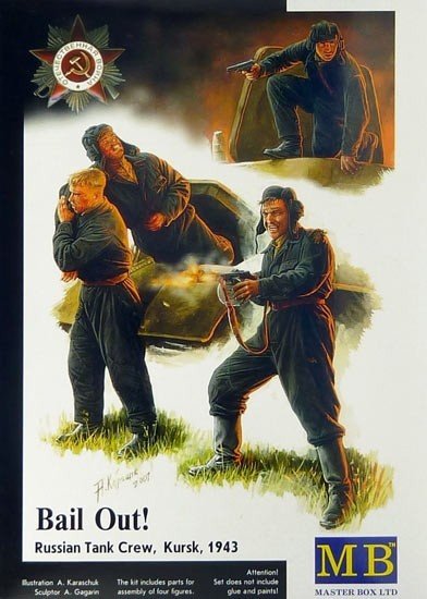 Master Box 3532 Sauvetage ! Équipage de char russe, Koursk, juillet 1943 (1/35)
