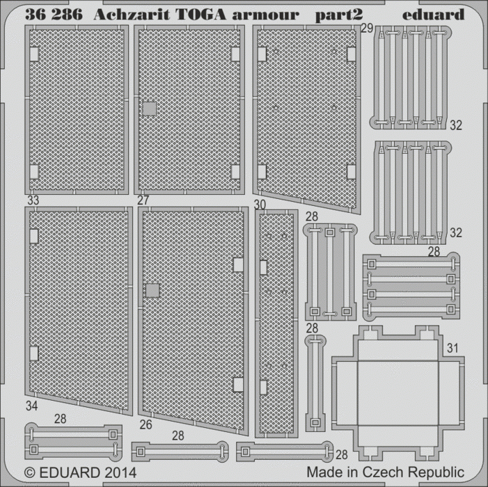 Eduard 36286 Achzarit TOGA armour 1/35 Meng – Bild 2