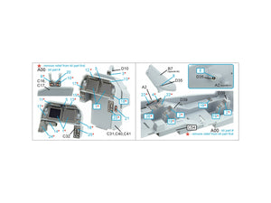 Quinta Studio QDS-35119 AH-1Z 3D-Printed coloured Interior on decal paper (Academy) (Small version) 1/35 – imagen 2