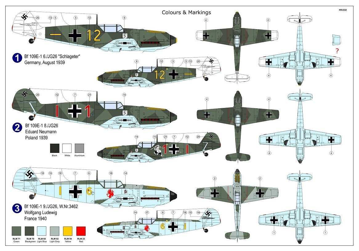 AZ Modèle AZ7697 Bf 109E-1 « JG.26 » 1/72 – image 2