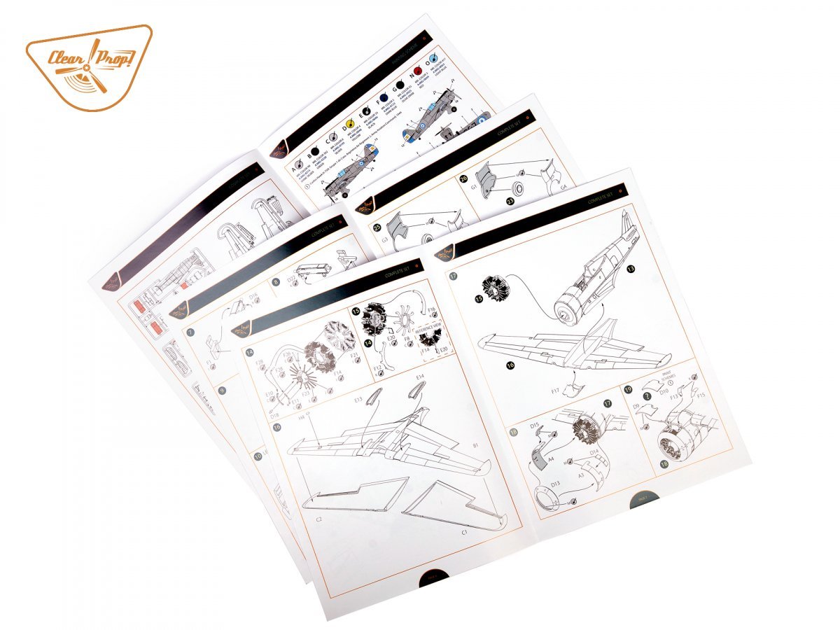 Clear Prop! CP4803 H-75O Hawk ADVANCED KIT 1/48 – zdjęcie 3