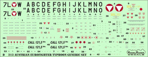 ModelMaker Decals D48216 Austrian Eurofighter Typhoon NATO Tiger Meet 2023 1/48 – imagen 3
