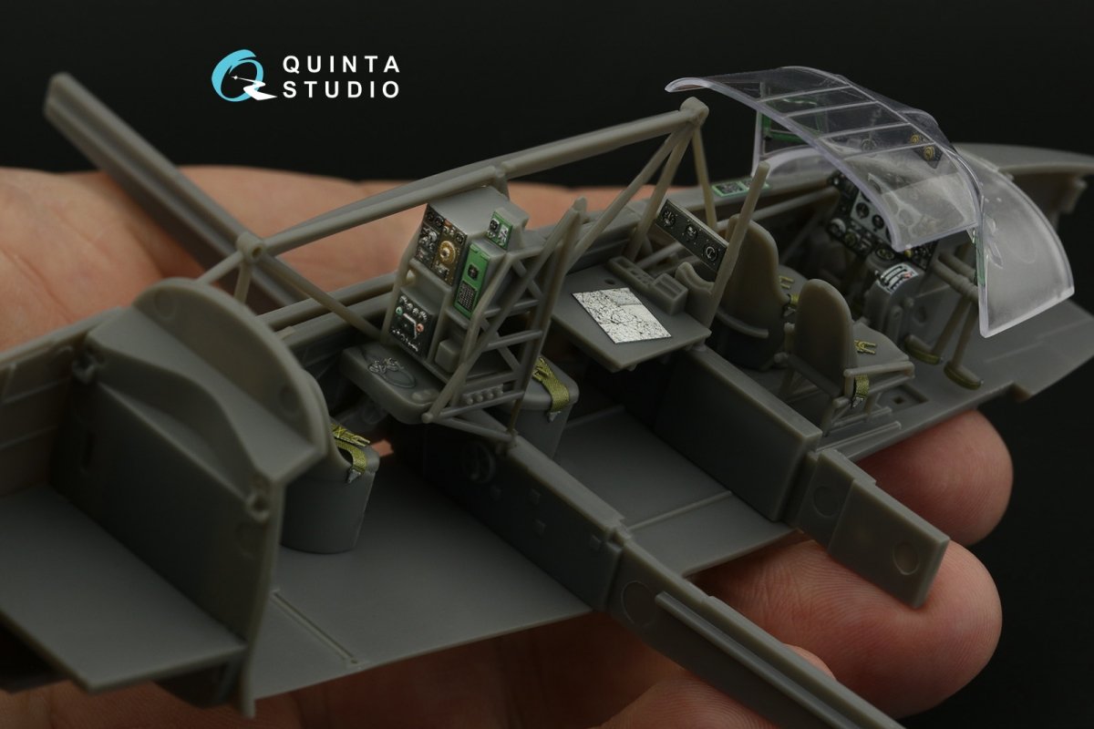 Quinta Studio QD48333 Avro Anson Mk.I 3D-Printed &amp;amp; coloured Interior on decal paper (Airfix) 1/48 – imagen 9