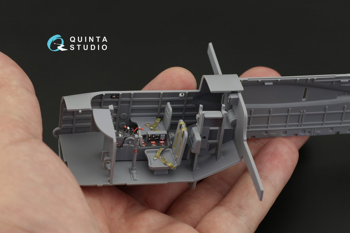 Quinta Studio QD48258 A(B)-26B 3D-Printed &amp;amp; coloured Interior on decal paper (ICM) 1/48 – Bild 9
