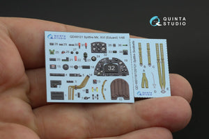 Quinta Studio QD48121 Spitfire Mk.XVI 3D-Printed &amp;amp; coloured Interior on decal paper (Eduard) 1/48 – Bild 6