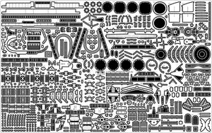 Pontos 37026FN USS BB-63 Missouri 1945 Advanced Detail Up Set (Teak tone stained wooden deck) 1/350 – imagen 24