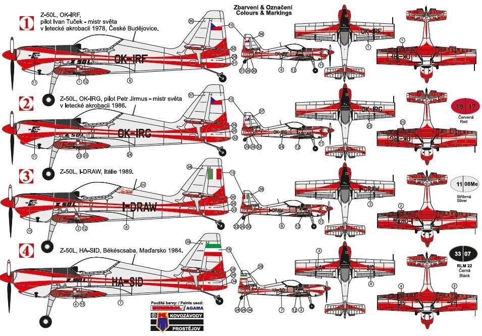 Kovozavody Prostejov KPM4811 Zlin Z-50L 1/48 – imagen 2