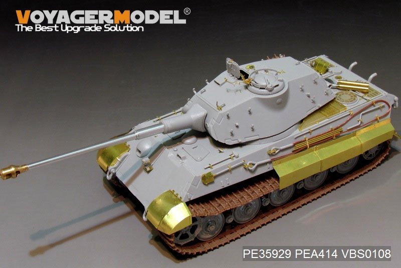 Maquette Voyager PEA414 Schürzen du char allemand King Tiger de la Seconde Guerre mondiale (pour HOBBYBOSS 84530) 1/35  – image 3