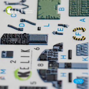 KELIK K72072 F-15C EAGLE INTERIOR 3D DECALS FOR HASEGAWA KIT 1/72 – Bild 6