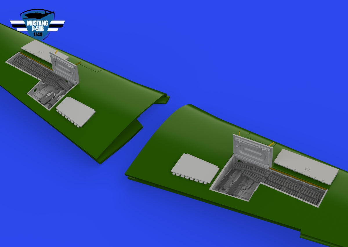 Eduard 648997 P-51B / C gun bays PRINT EDUARD 1/48 – imagen 2