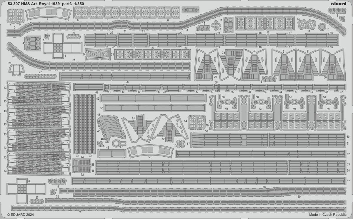 Eduard BIG5372 HMS Ark Royal 1939 I LOVE KIT 1/350 – imagen 5