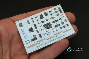 Quinta Studio QD48100 IL-4 3D-Printed &amp;amp; coloured Interior on decal paper (for Xuntong kit) 1/48 – immagine 2