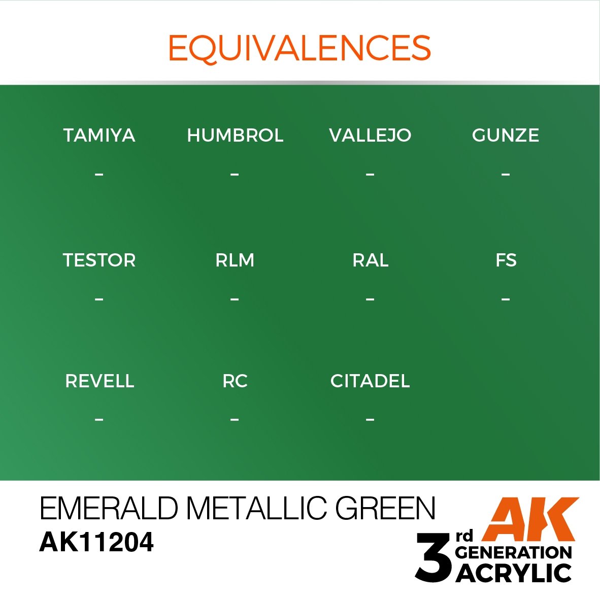 AK Interactive AK11204 EMERALD METALLIC GREEN – METALLIC 17ml – imagen 3