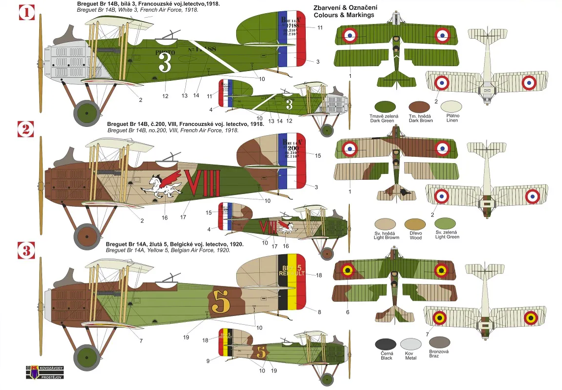 Kovozavody Prostejov KPM0321 Breguet Bre-14A 1/72 – image 2