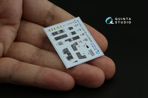 Quinta Studio QD48219 F-5E 3D-Printed &amp;amp; coloured Interior on decal paper (AFV club) 1/48 – imagen 3