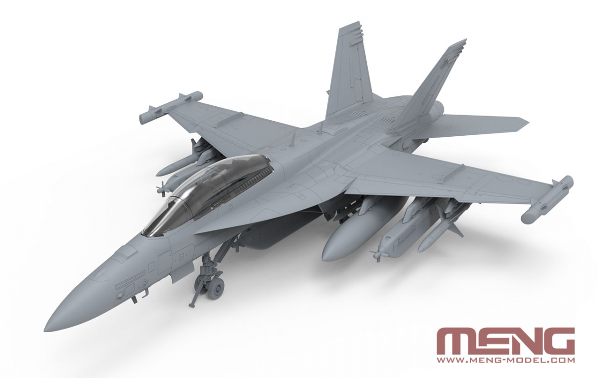 Meng LS-019 Boeing EA-18G Growler Electronic Attack Aircraft Yellow Jackets 1/48 – imagen 7