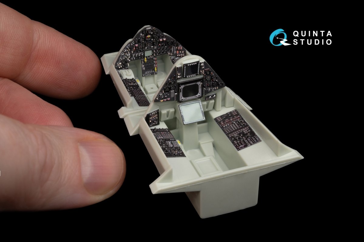 Quinta Studio QD48244 SR-71A 3D-Printed &amp;amp; coloured Interior on decal paper (Revell) 1/48 – imagen 7