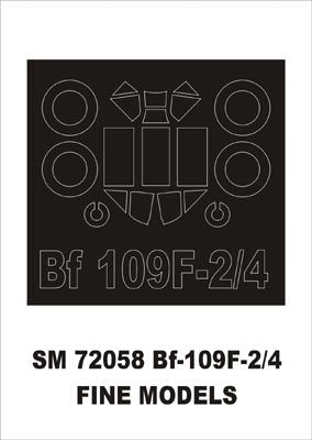 Moules fins Montex SM72058 Bf-109F-2/4