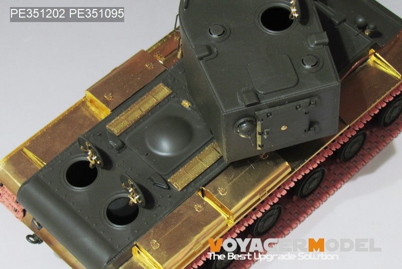 Voyager Model PE351202 WWII Russian KV-2 Basic (B ver include Gun Barrel) (For TAMIYA 35375) 1/35 – Bild 5