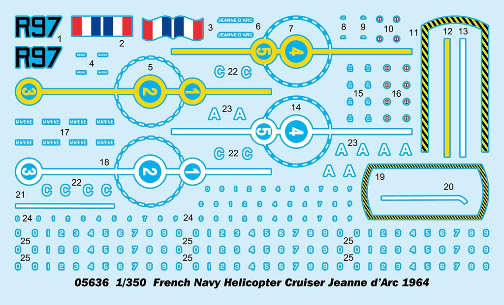 Trumpeter 05636 Jeanne d’Arc 1964 1/350 – immagine 3