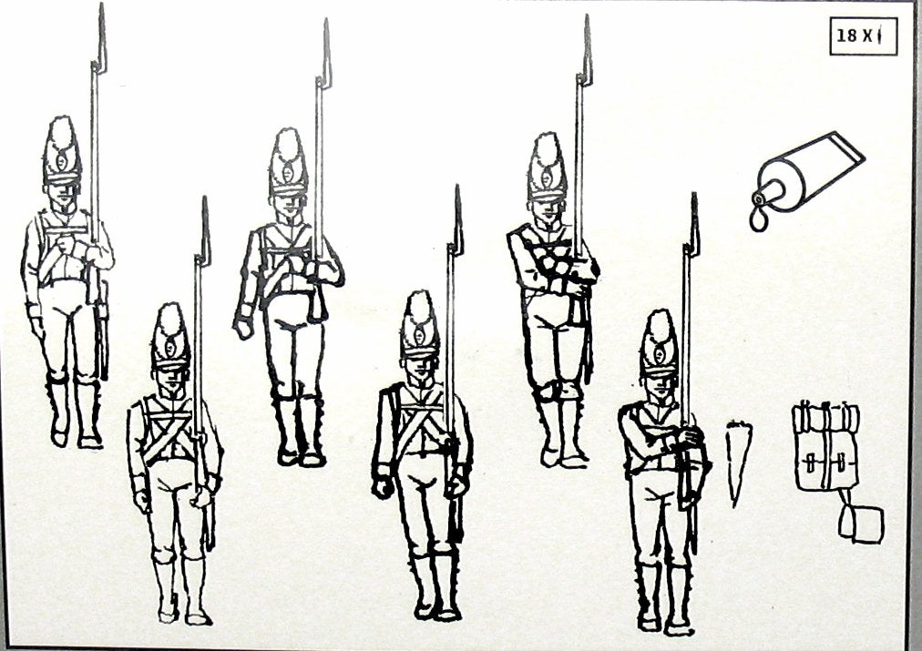 Hat 9313 Bavarian Infantry Marching 1/32